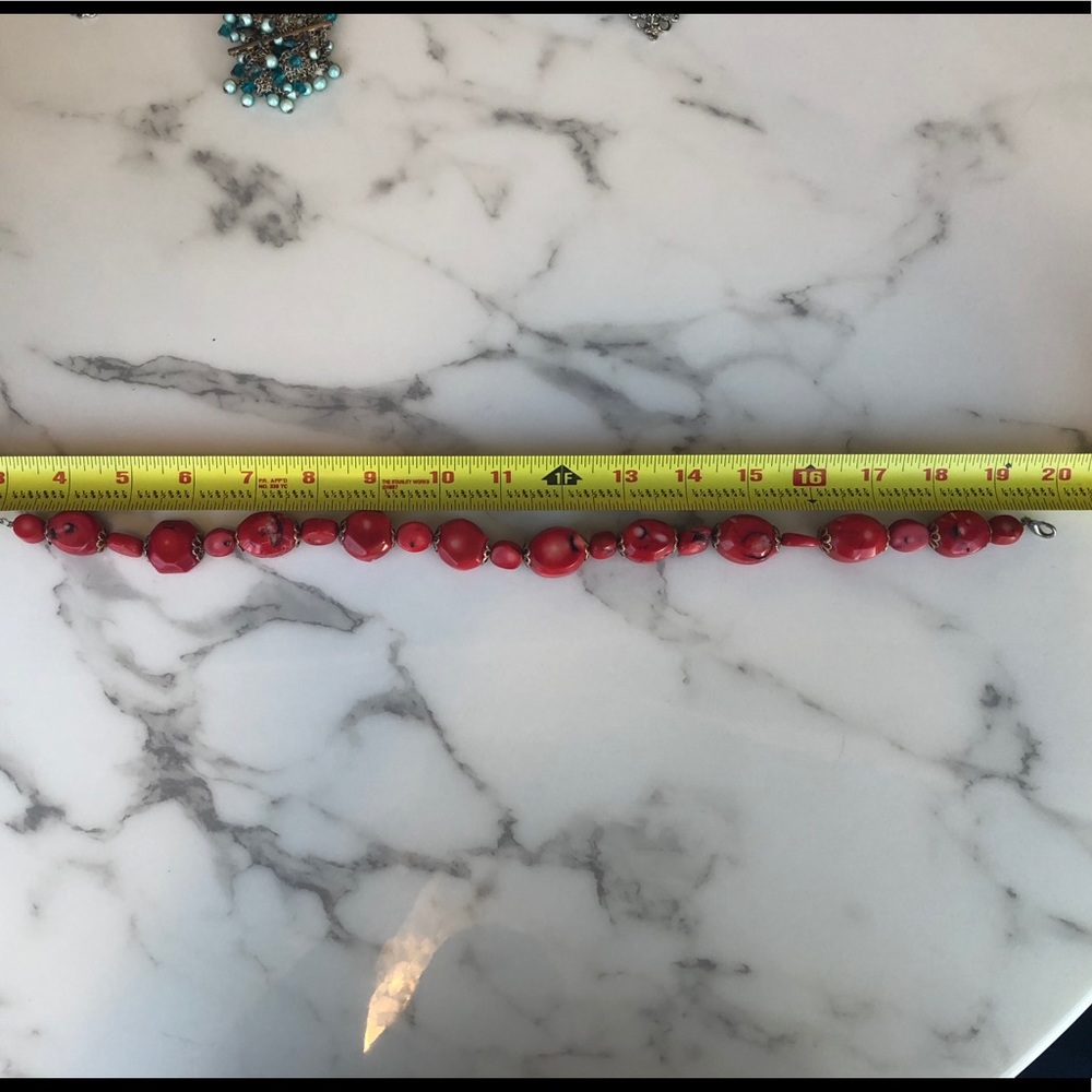 Red Stone Necklace - Picture 6 of 6